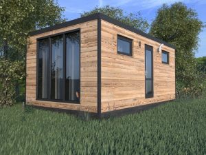 Утеплённый зимний кемпинг-дом