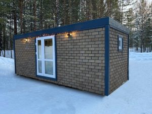 Утеплённый зимний кемпинг-дом