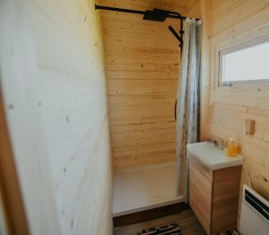 Баня квадро модерн с террасой функо 10